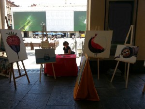 "ARTE SOTTO I PORTICI 2013" Piazza San Carlo, Turin